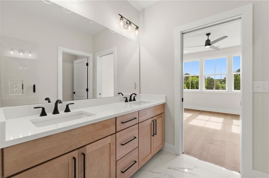 Furnished interior view inside a new home in , Alpharetta (Image 5).