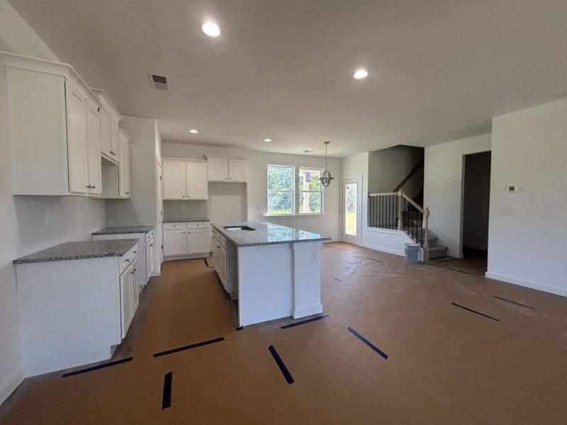 In-progress construction of a new home in Red Bird Manor, Jefferson, GA (Image 18).