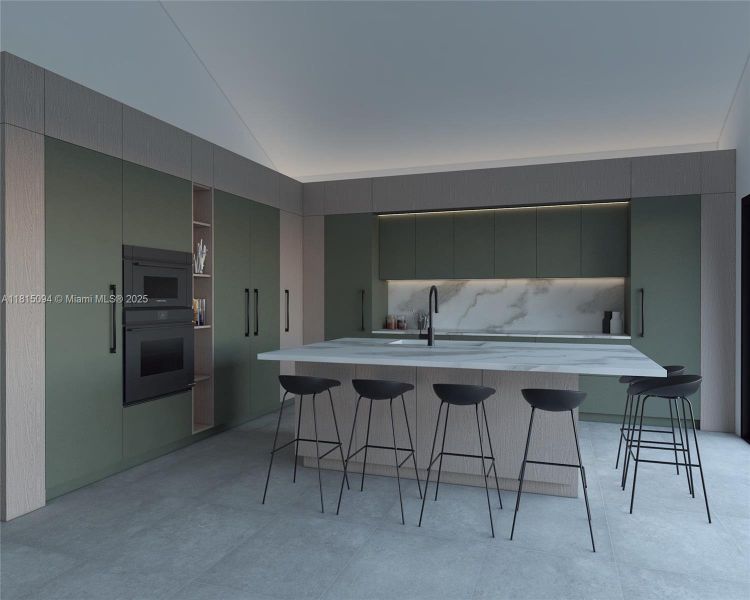 Furnished interior view inside a new home in , Miami (Image 7).