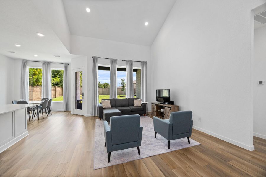 Furnished interior view inside a new home in , Cypress (Image 9).
