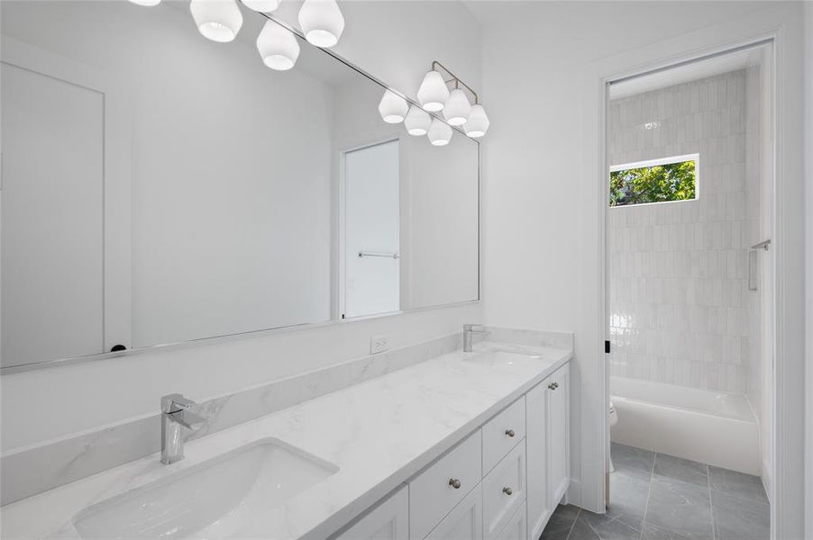 Large guest bathroom