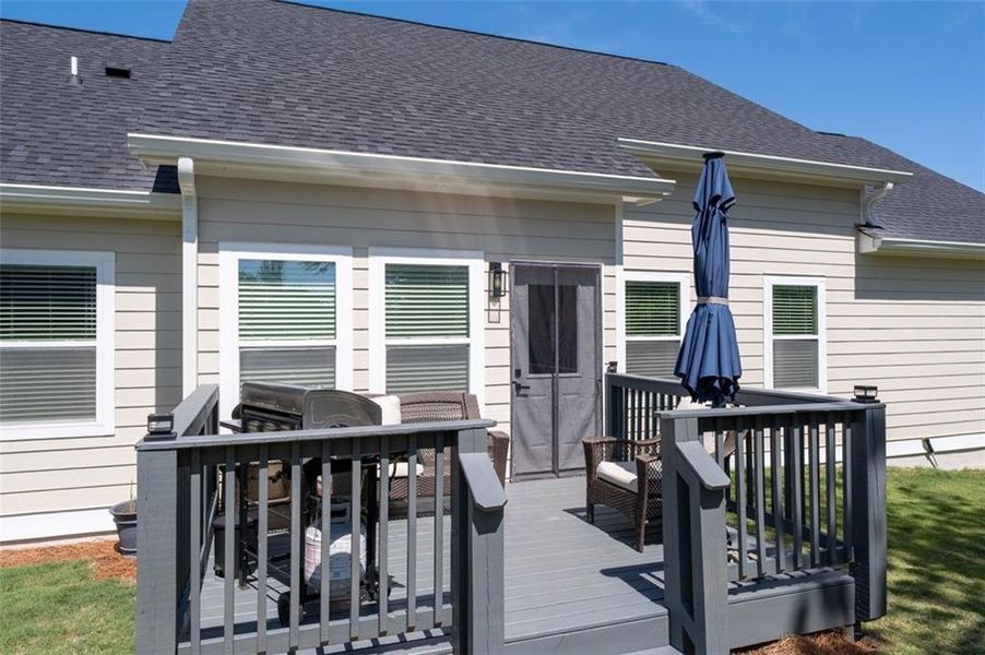 Exterior details and patio area of a home in , Canton (Image 27).