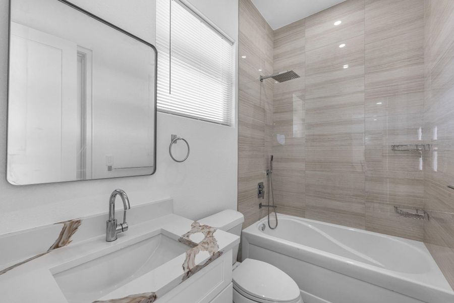 pictures are from another house built by the same builder