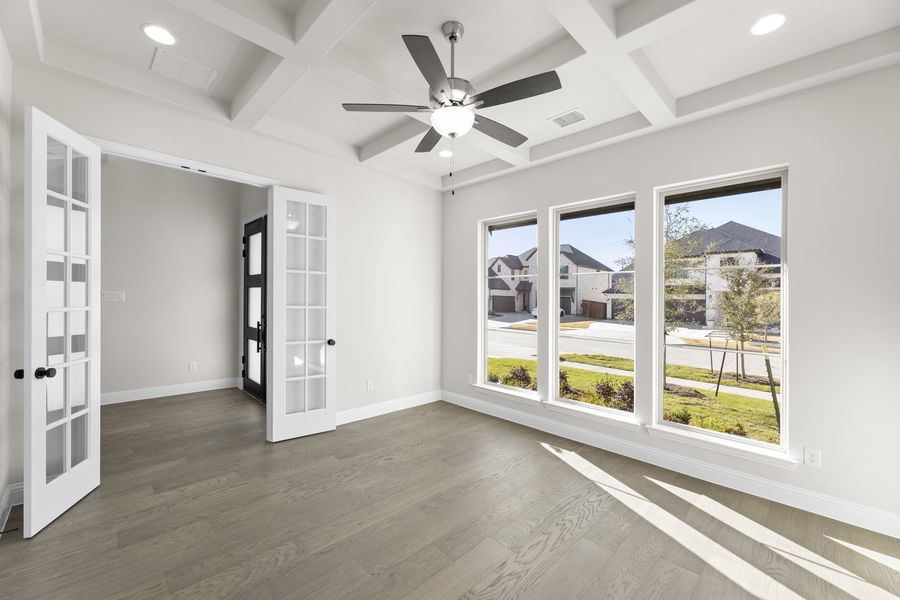 Spacious, unfurnished interior of a new home in Estates at Rockhill, Frisco (Image 19). Spacious, unfurnished interior of a new home in Estates at Rockhill, Frisco (Image 19).