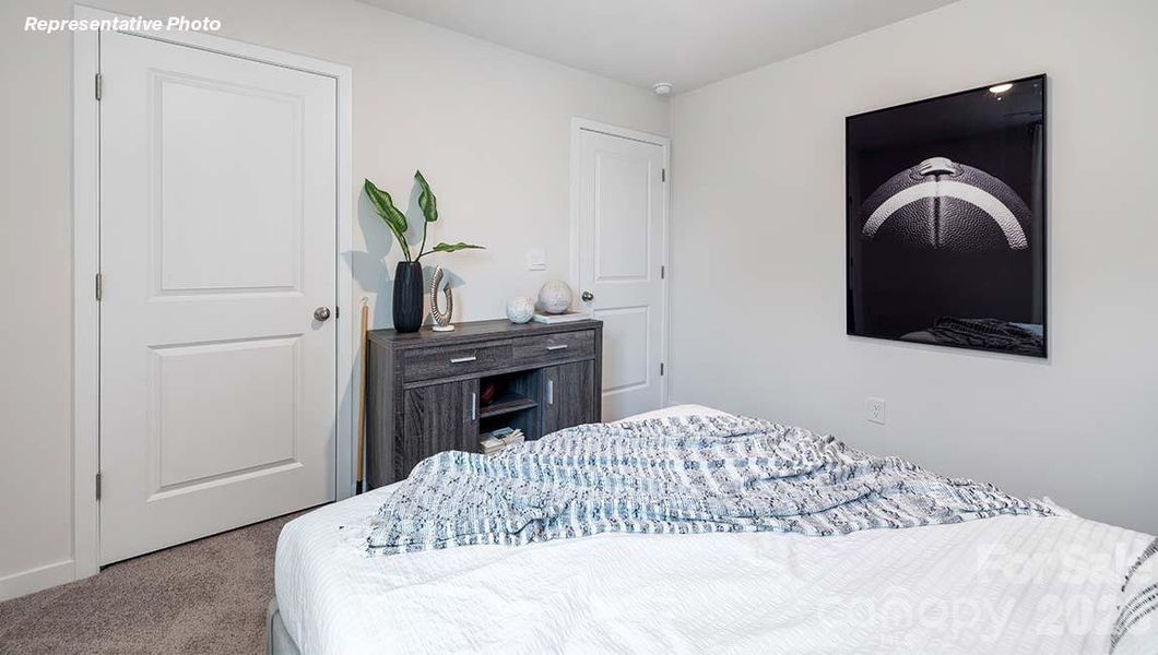 Furnished interior view inside a new home in Cardinal Creek, Charlotte (Image 12).