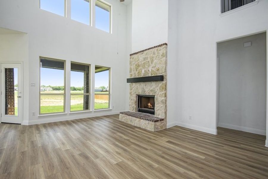 Representative unfurnished interior of a home built from the The Cottonwood by Sumeer Homes in Stone Henge II, Sanger (Image 13). Representative unfurnished interior of a home built from the The Cottonwood by Sumeer Homes in Stone Henge II, Sanger (Image 13).