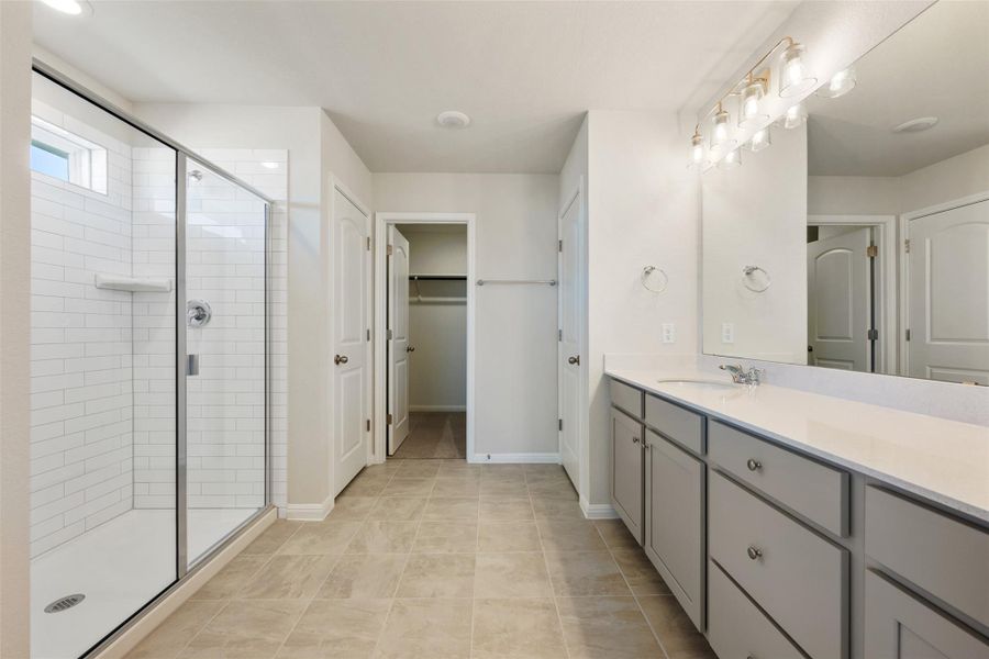 Furnished interior view inside a new home in The Colony 45s, Bastrop (Image 5).