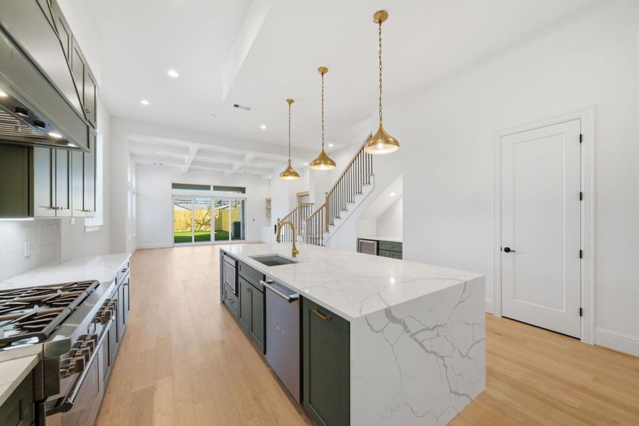 Furnished interior view inside a new home in , Houston (Image 15).