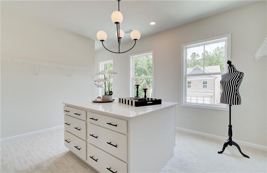 Furnished interior view inside a new home in , Hoschton (Image 42).