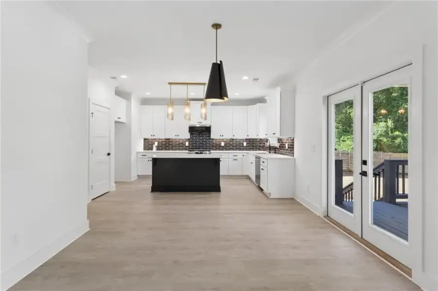 Furnished interior view inside a new home in , Atlanta (Image 15).