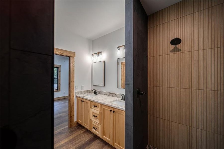 Furnished interior view inside a new home in , Ellijay (Image 41).