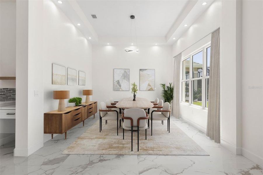 Furnished interior view inside a new home in , Palm Coast (Image 6).