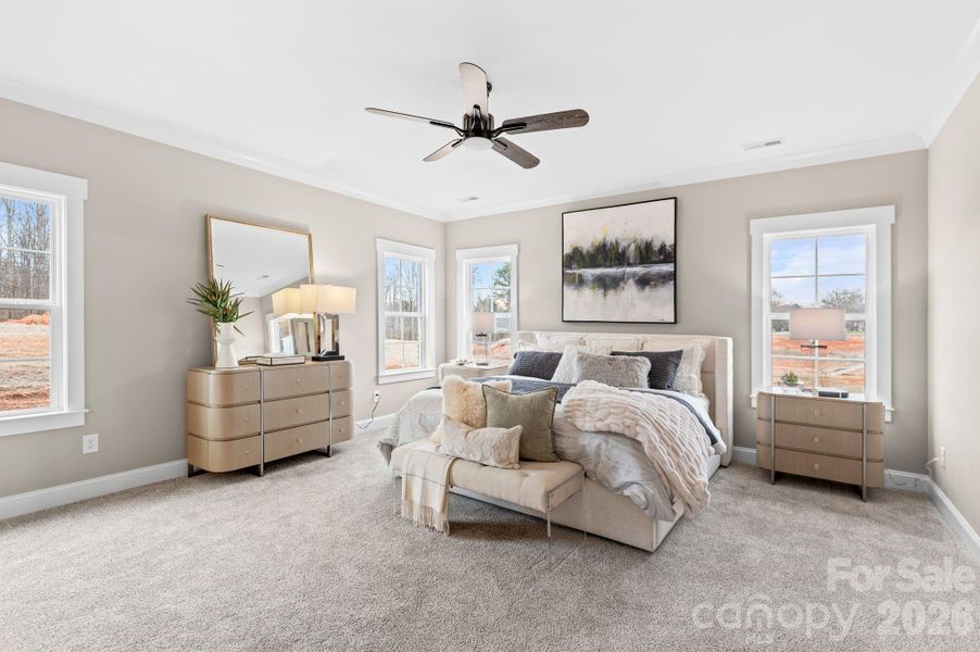Furnished interior view inside a new home in , Lexington (Image 13).