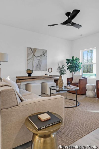 Furnished interior view inside a new home in , Ravenel (Image 5).