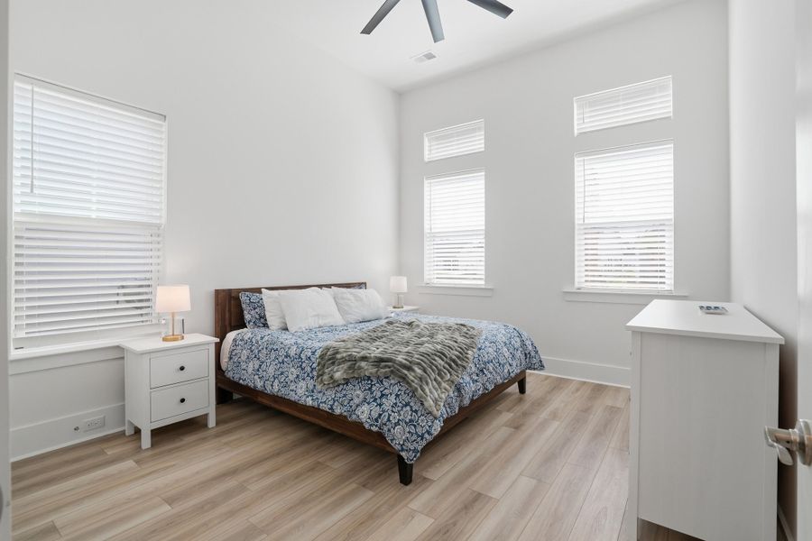 Furnished interior view inside a new home in Summerwind Crossing at Lakes of Cane Bay, Summerville (Image 33).