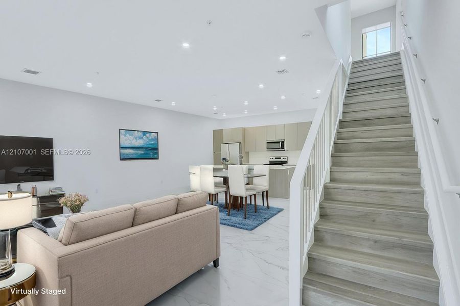 Furnished interior view inside a new home in , Oakland Park (Image 14). Furnished interior view inside a new home in , Oakland Park (Image 14).