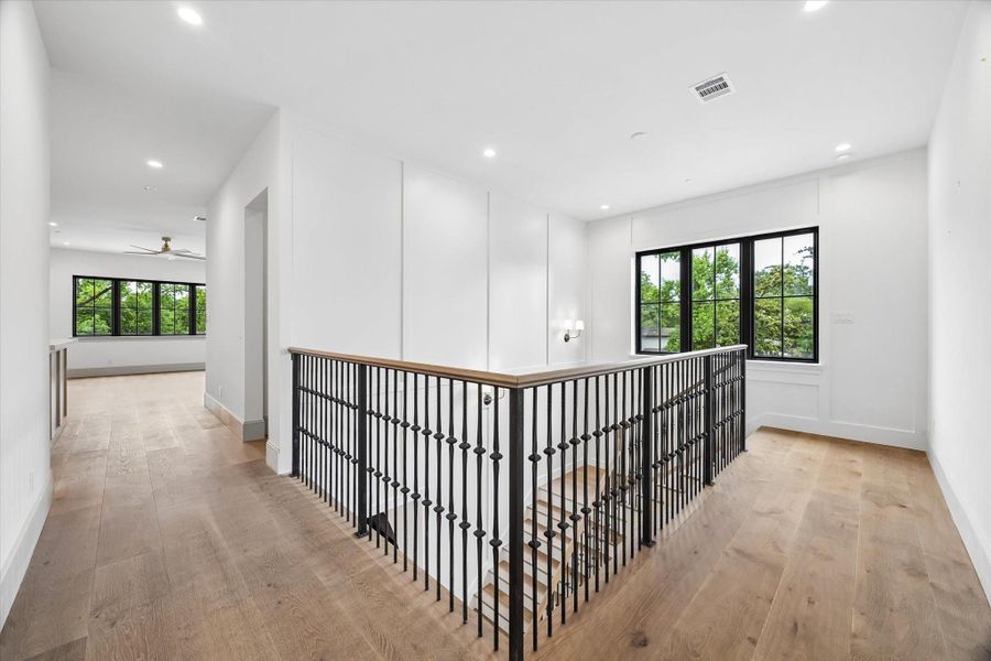 2nd Floor. Beautiful Iron Staircase 2nd Floor. Beautiful Iron Staircase