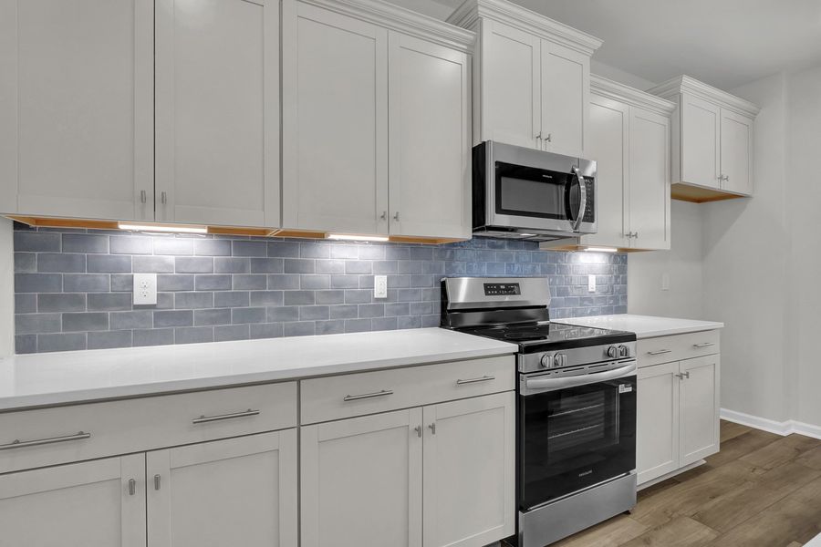 Furnished interior view inside a new home in Grand Park, Leland (Image 7). Furnished interior view inside a new home in Grand Park, Leland (Image 7).