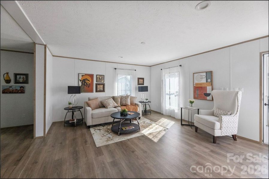 Furnished interior view inside a new home in , Hays (Image 7).