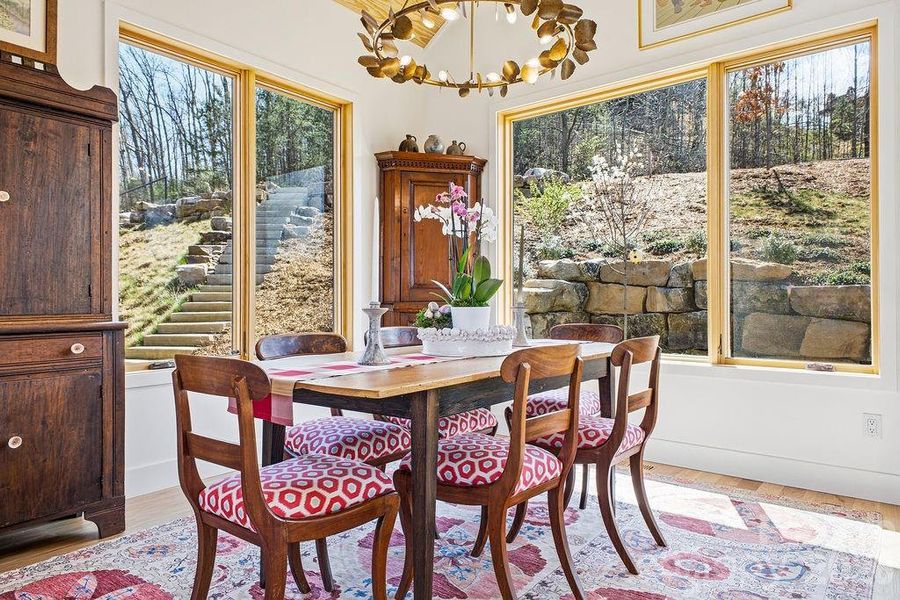 Furnished interior view inside a new home in , Asheville (Image 8).