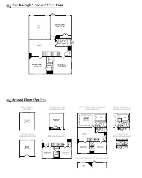 2D floor plan layout for the Raleigh by Eastwood Homes in Secrest Meadows, Monroe, NC (Image 4). 2D floor plan layout for the Raleigh by Eastwood Homes in Secrest Meadows, Monroe, NC (Image 4).