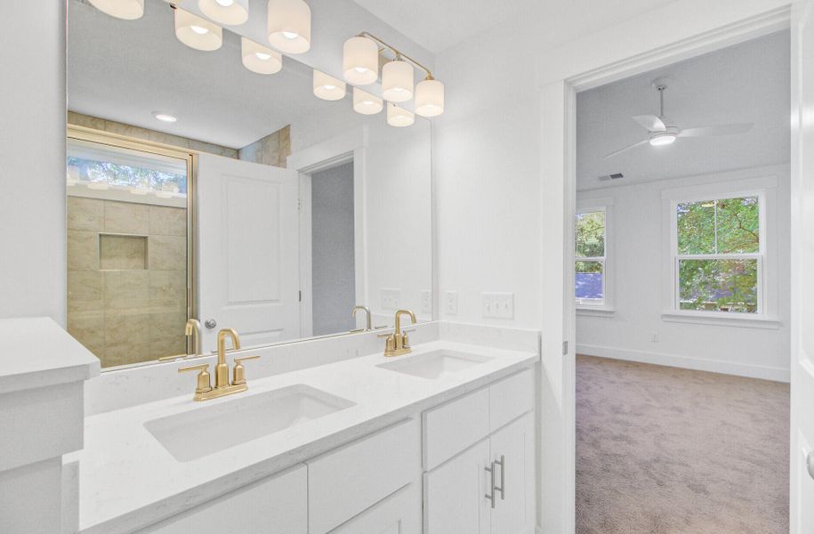 Furnished interior view inside a new home in , Charleston (Image 8).
