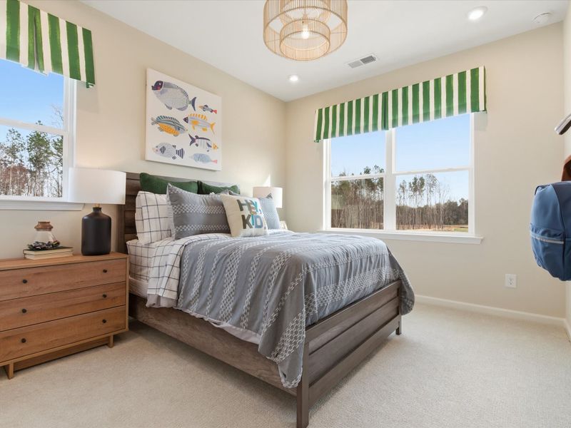 Furnished interior view inside a new home in Ellis Townes, Charlotte (Image 23).