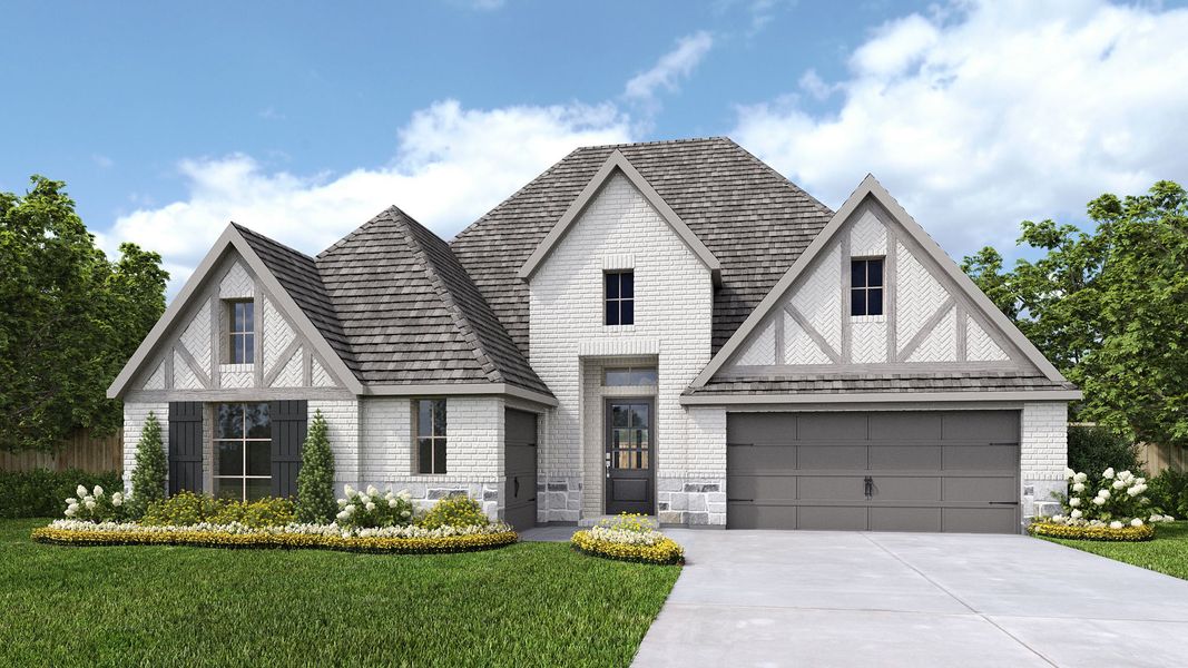 Representative exterior photo of a completed home built from the 2850W by Perry Homes in Terraces, Rockwall, TX (Image 8). Representative exterior photo of a completed home built from the 2850W by Perry Homes in Terraces, Rockwall, TX (Image 8).