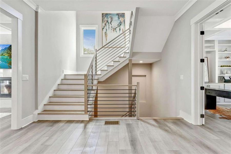 Spacious, unfurnished interior of a new home in , Powder Springs (Image 22). Spacious, unfurnished interior of a new home in , Powder Springs (Image 22).