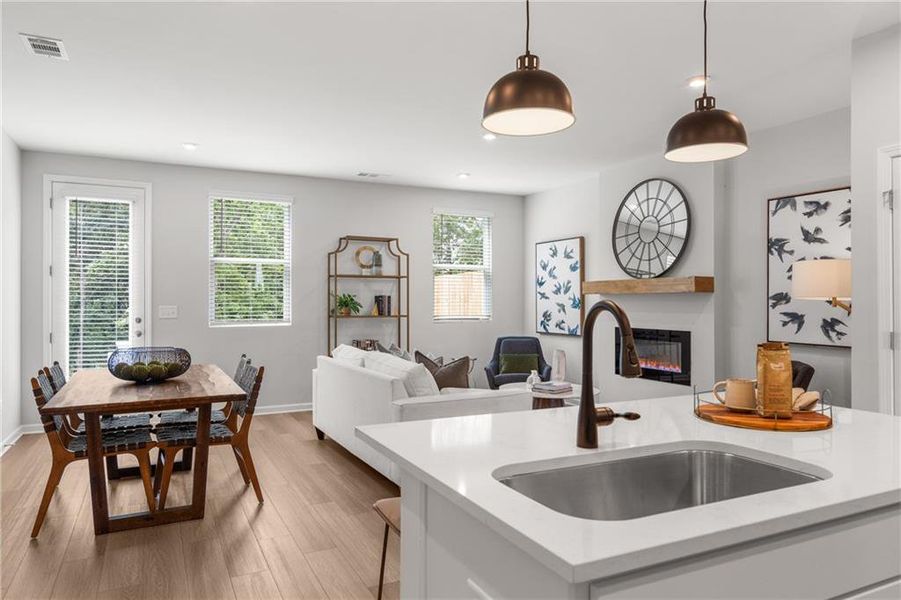 Furnished interior view inside a new home in Stegall Village, Emerson (Image 17).