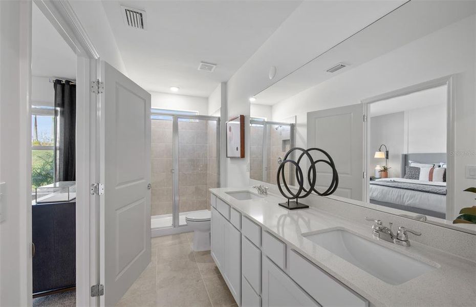 Furnished interior view inside a new home in Reagan Landing, Bradenton (Image 6).