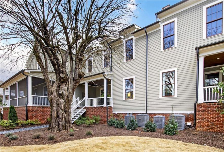 Exterior details and patio area of a home in , Roswell (Image 24).