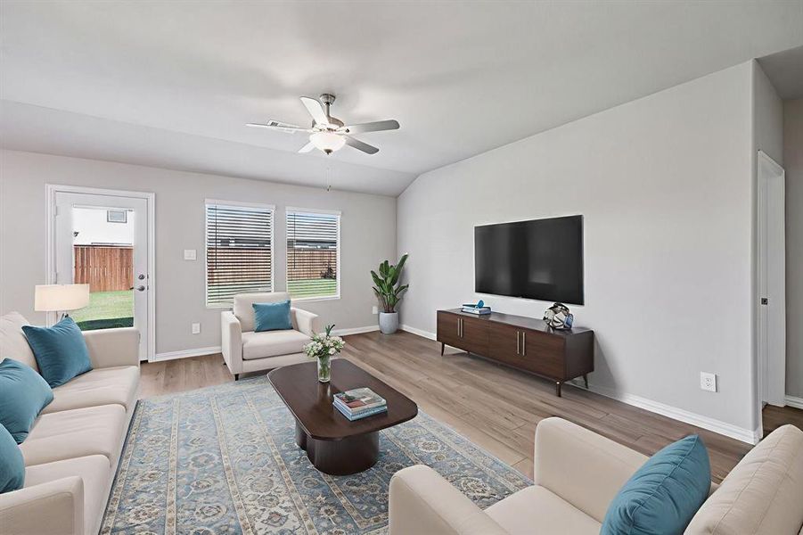 Furnished interior view inside a new home in Lakehaven - Signature Series, Farmersville (Image 11).