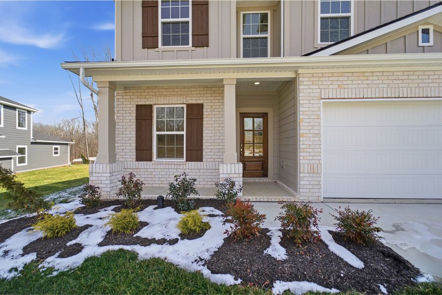 Exterior details and patio area of a home in Brush Creek, Fairview (Image 3).