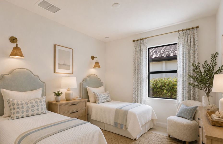 Furnished interior view inside a new home in Del Webb Naples, Ave Maria (Image 10). Furnished interior view inside a new home in Del Webb Naples, Ave Maria (Image 10).