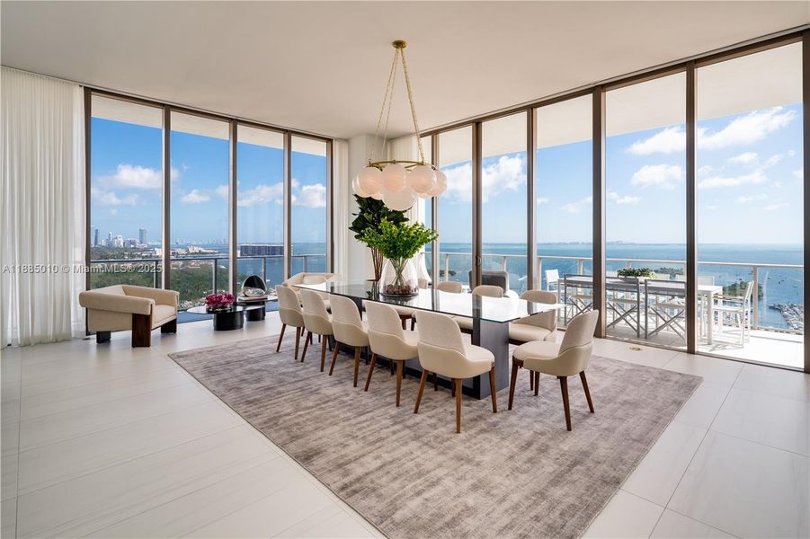 Furnished interior view inside a new home in Mr. C Residences, Miami (Image 12).