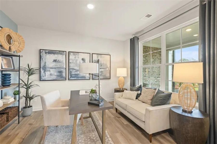 Furnished interior view inside a new home in Brookshire Manor, Canton (Image 12).