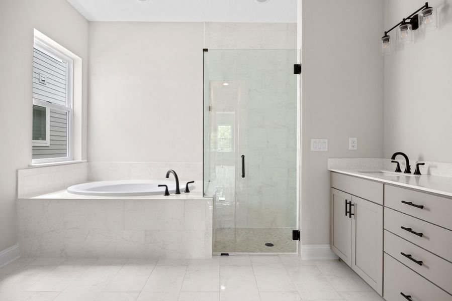 Representative furnished interior of a home built from the Walton by Riverside Homes in Mariposa at EverRange, Jacksonville (Image 20).