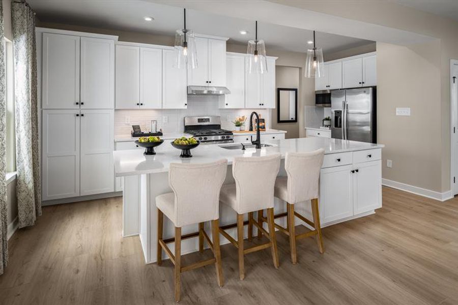 Furnished interior view inside a new home in Crutcher Station, Hendersonville (Image 3). Furnished interior view inside a new home in Crutcher Station, Hendersonville (Image 3).