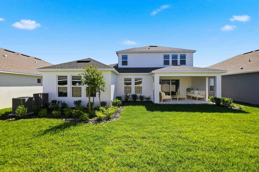 Representative exterior details of a home built from the Cumberland by Taylor Morrison in Harvest at Ovation, Winter Garden (Image 32).