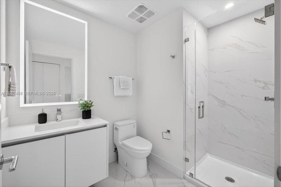 Furnished interior view inside a new home in Aria Reserve, Miami (Image 16).
