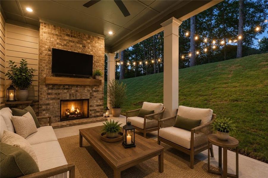 Exterior details and patio area of a home in , Jefferson (Image 3). Exterior details and patio area of a home in , Jefferson (Image 3).