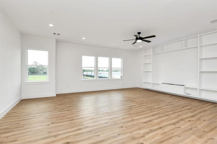 Discover another perspective of this beautiful family room!