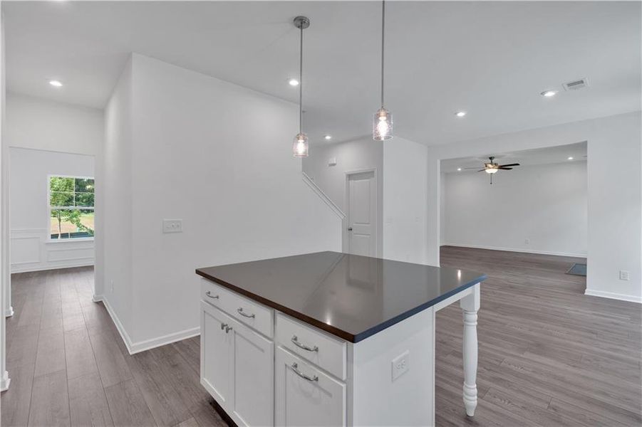 Furnished interior view inside a new home in The Overlook at Factory Shoals, Mableton (Image 11).