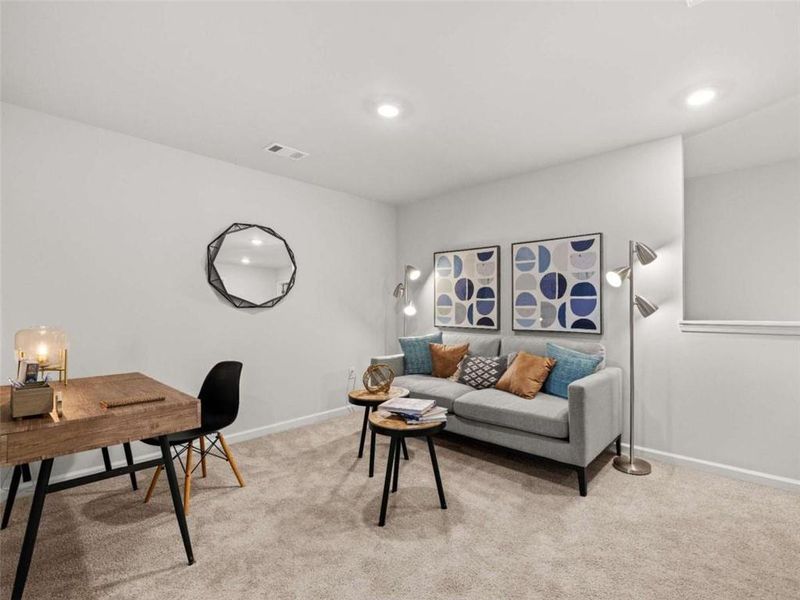 Furnished interior view inside a new home in Rosewood Farms, Acworth (Image 39).