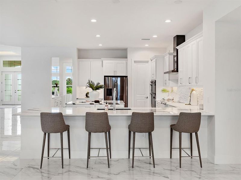 Furnished interior view inside a new home in Hampton Lakes, Sarasota (Image 3).