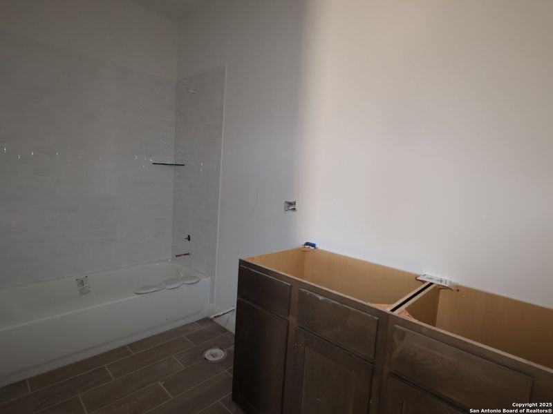 In-progress construction of a new home in Preserve at Annabelle Ranch, San Antonio, TX (Image 14).