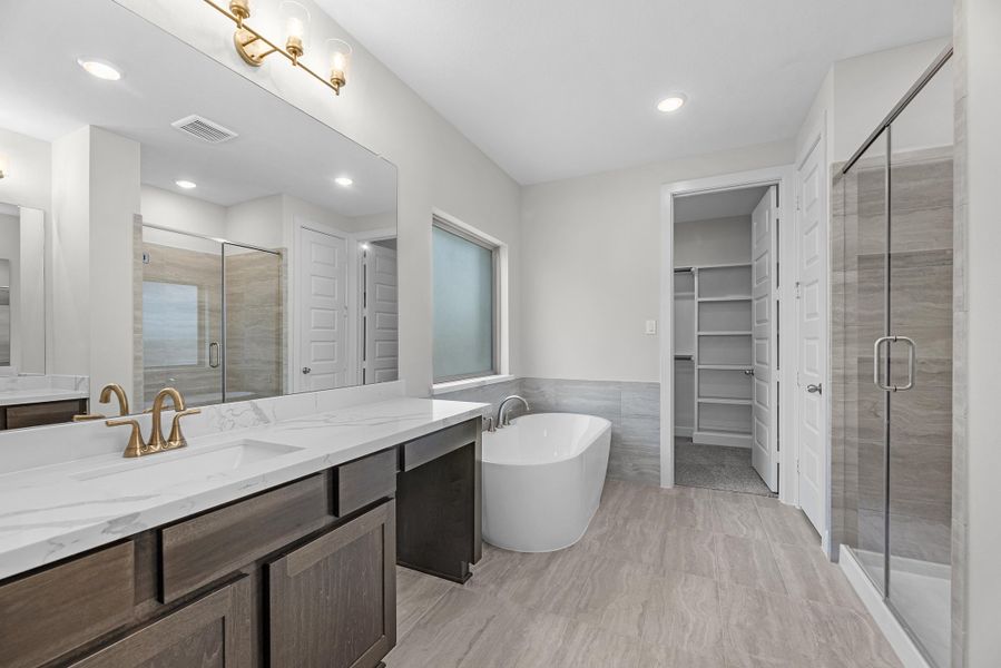 Furnished interior view inside a new home in Austin Point, Richmond (Image 8).