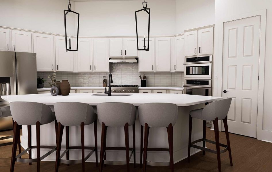 The Magnolia - Optional Cooktop Kitchen