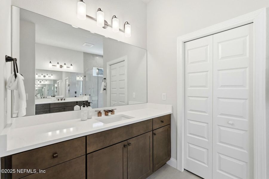 Furnished interior view inside a new home in , Palm Coast (Image 56).